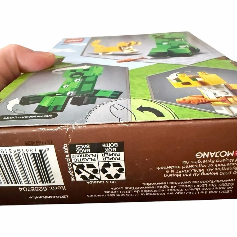 LEGO Minecraft: BigFig Creeper and Ocelot 21156 NEW SEALED Retired